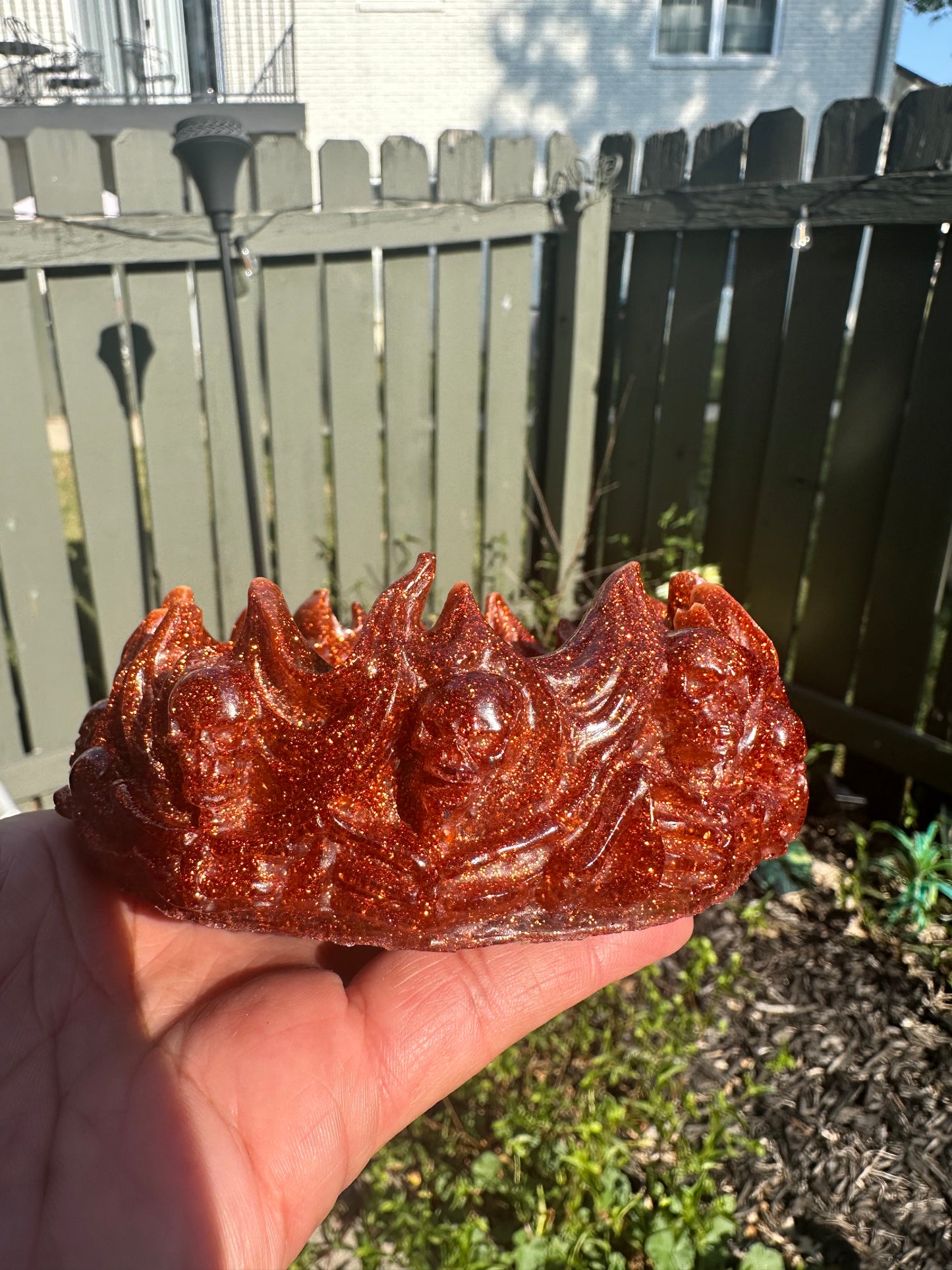 Autumn Glow Skull Tray
