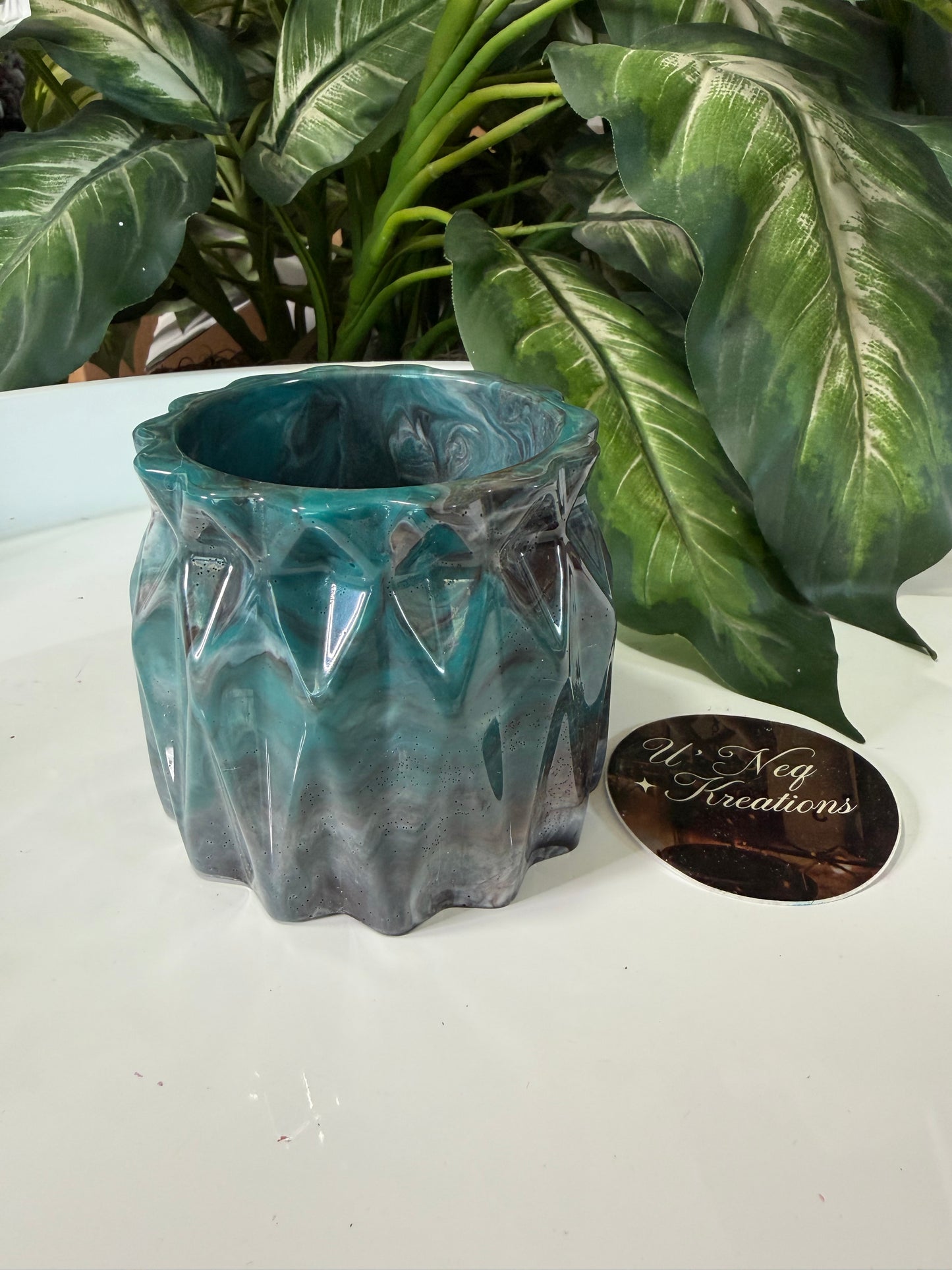 Marble Vase & Dish