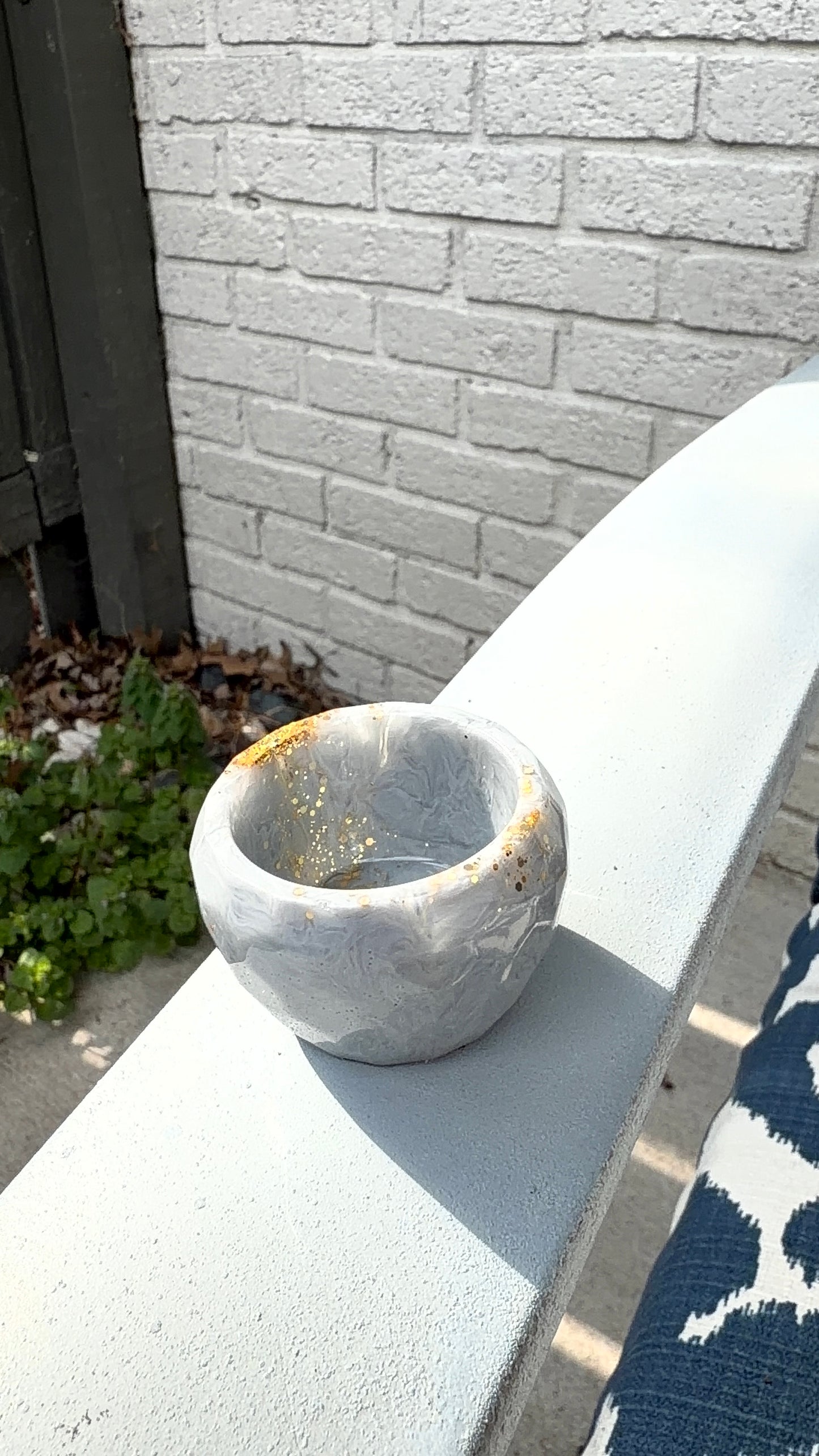 Grey Tray & Jar