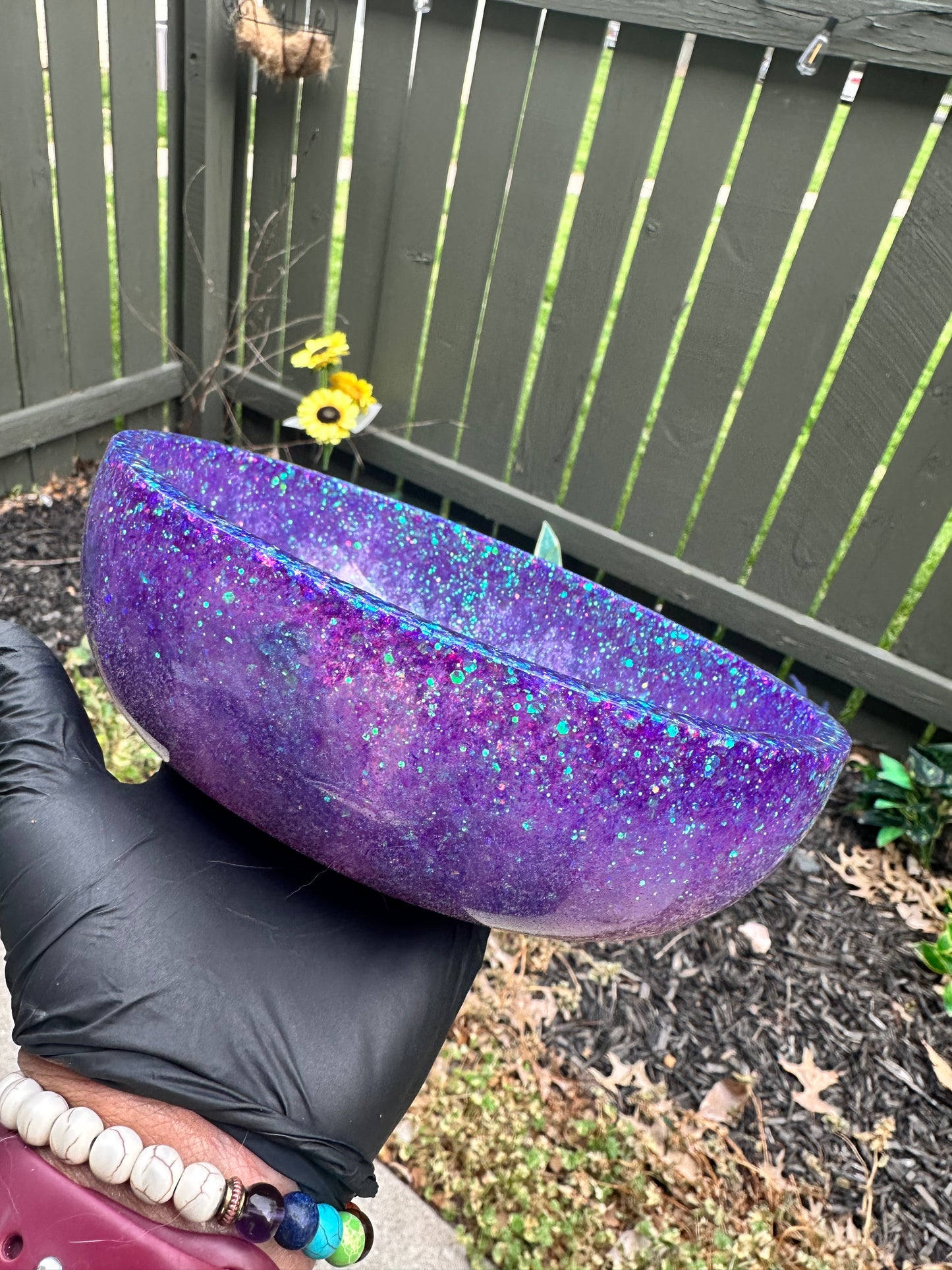Celestial Guardian” Resin Bowl