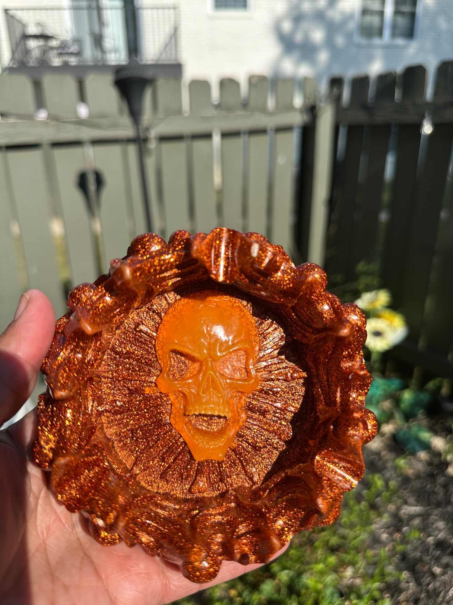 Autumn Glow Skull Tray