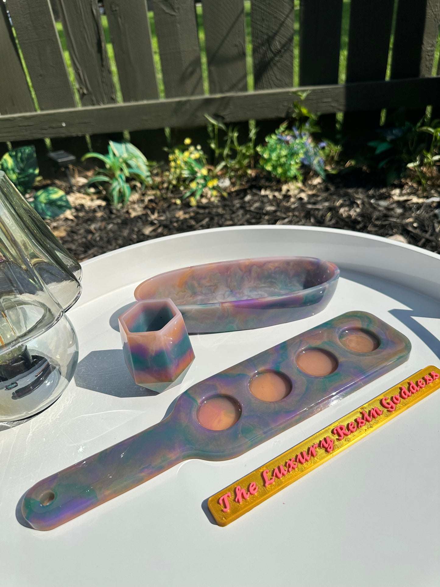 Stardust Swirl Shot Glass Set