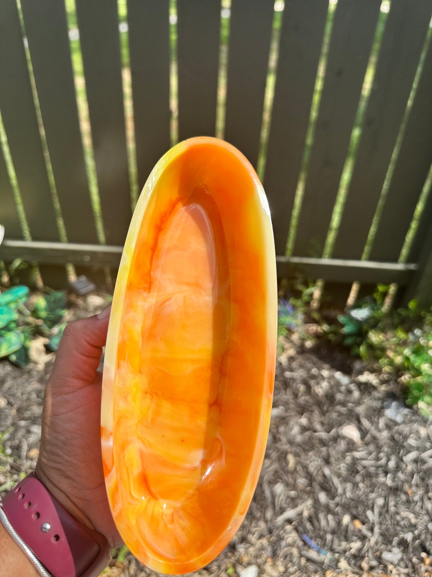 Sunset Glow Trinket Dish