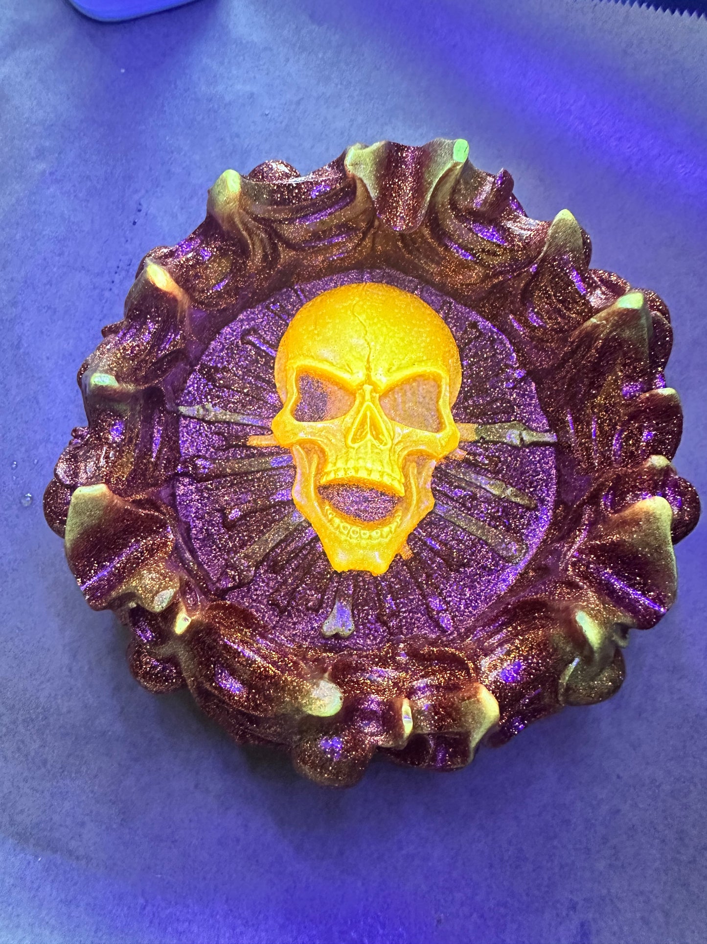 Autumn Glow Skull Tray