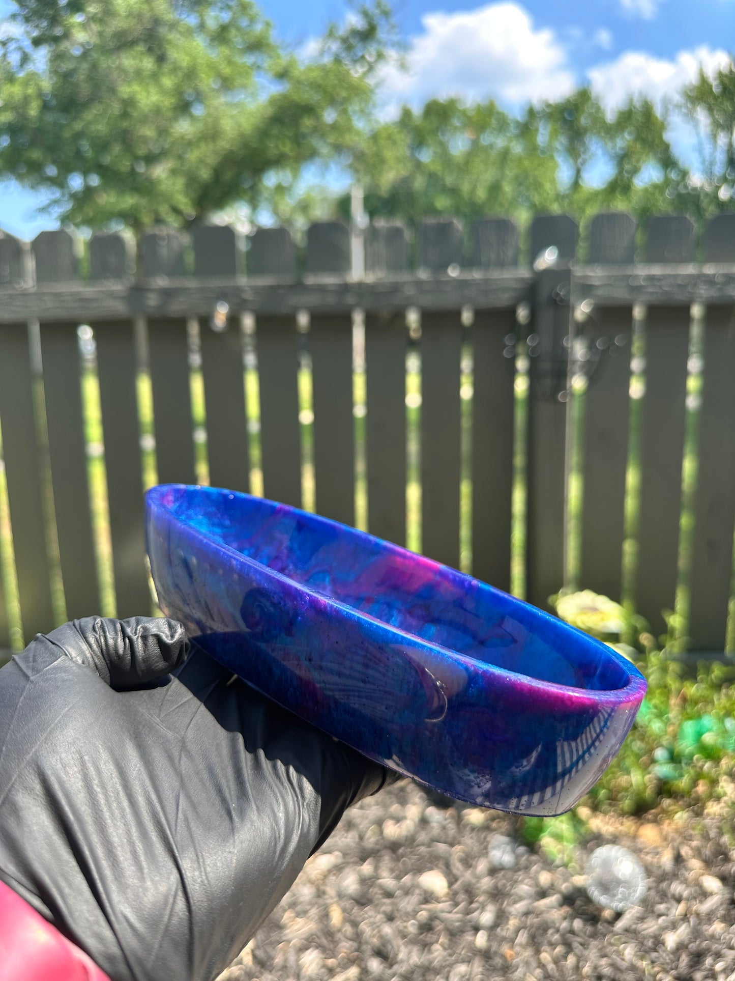 Midnight Galaxy Trinket Dish