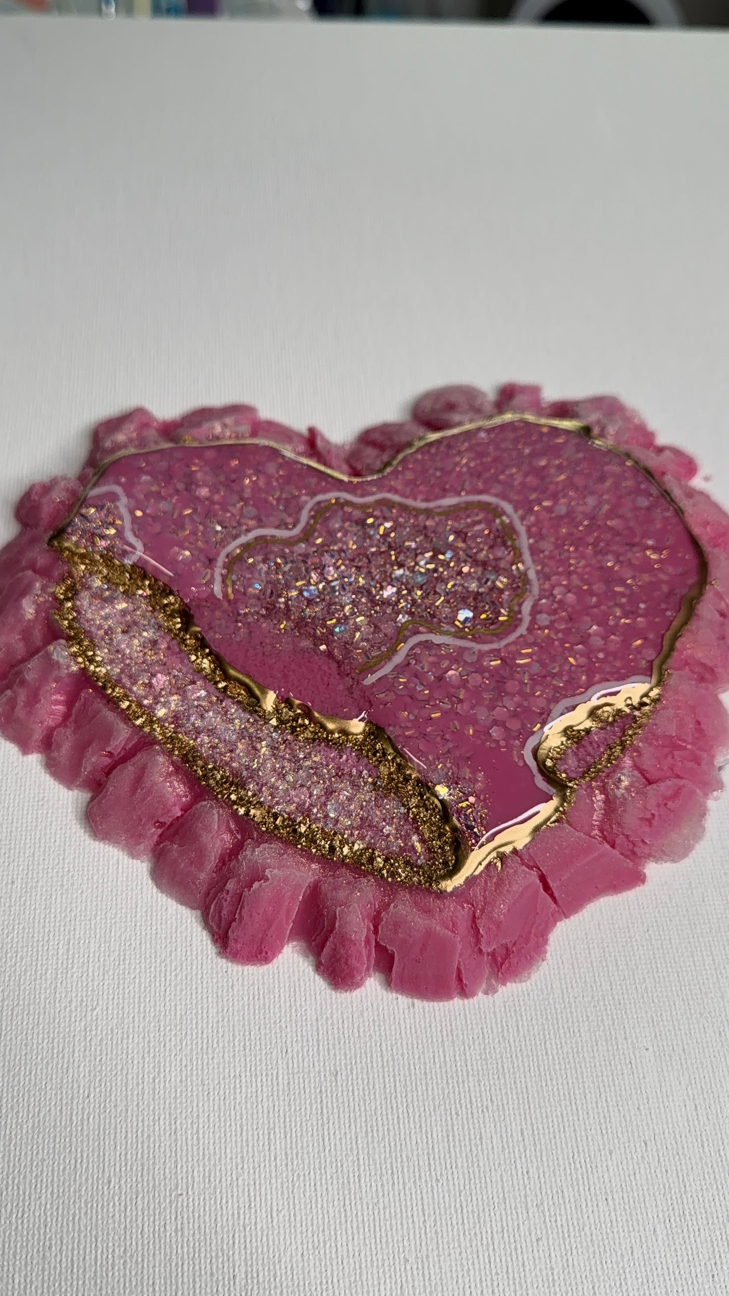Seductive Spark Druzy Heart