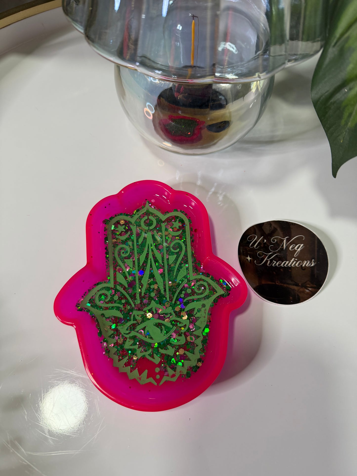 Dragonfruit Hamsa Dish