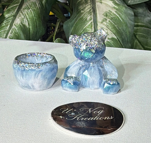 Glittery Mini 3D Bear Set