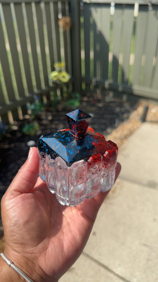“Crystal Flames Keepsake Jar” 🔥💎