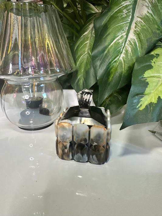 Tiger Marble Luxe Jar