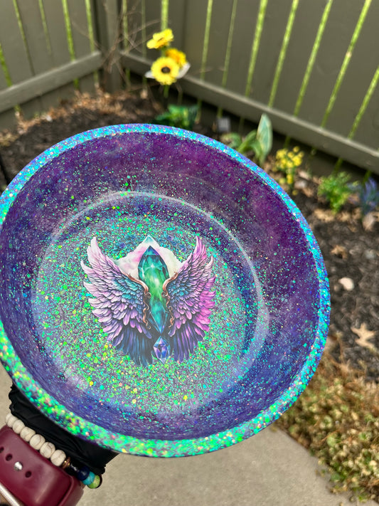 Celestial Guardian” Resin Bowl