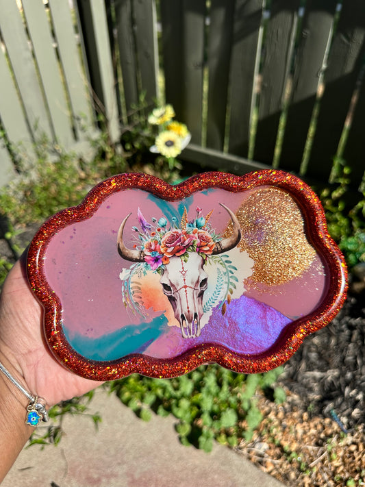 Desert Cloud Western Tray