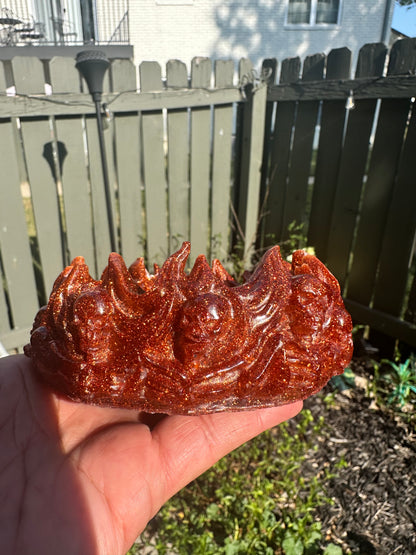 Autumn Glow Skull Tray