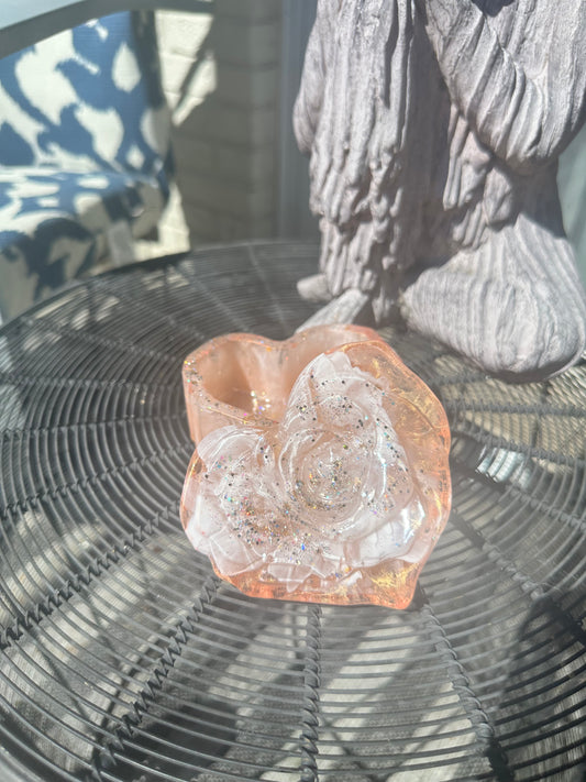 Peach Blossom Rose Jar