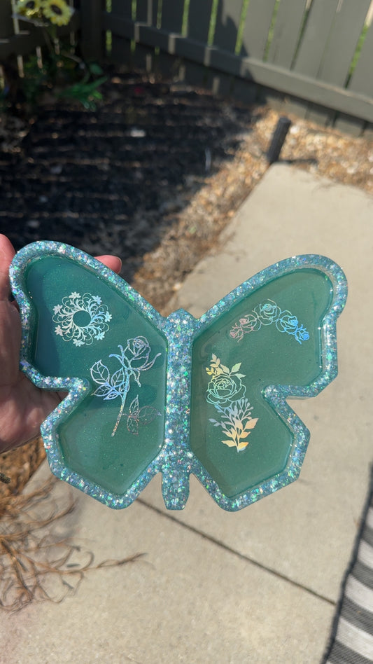 Enchanted Bloom Butterfly Tray