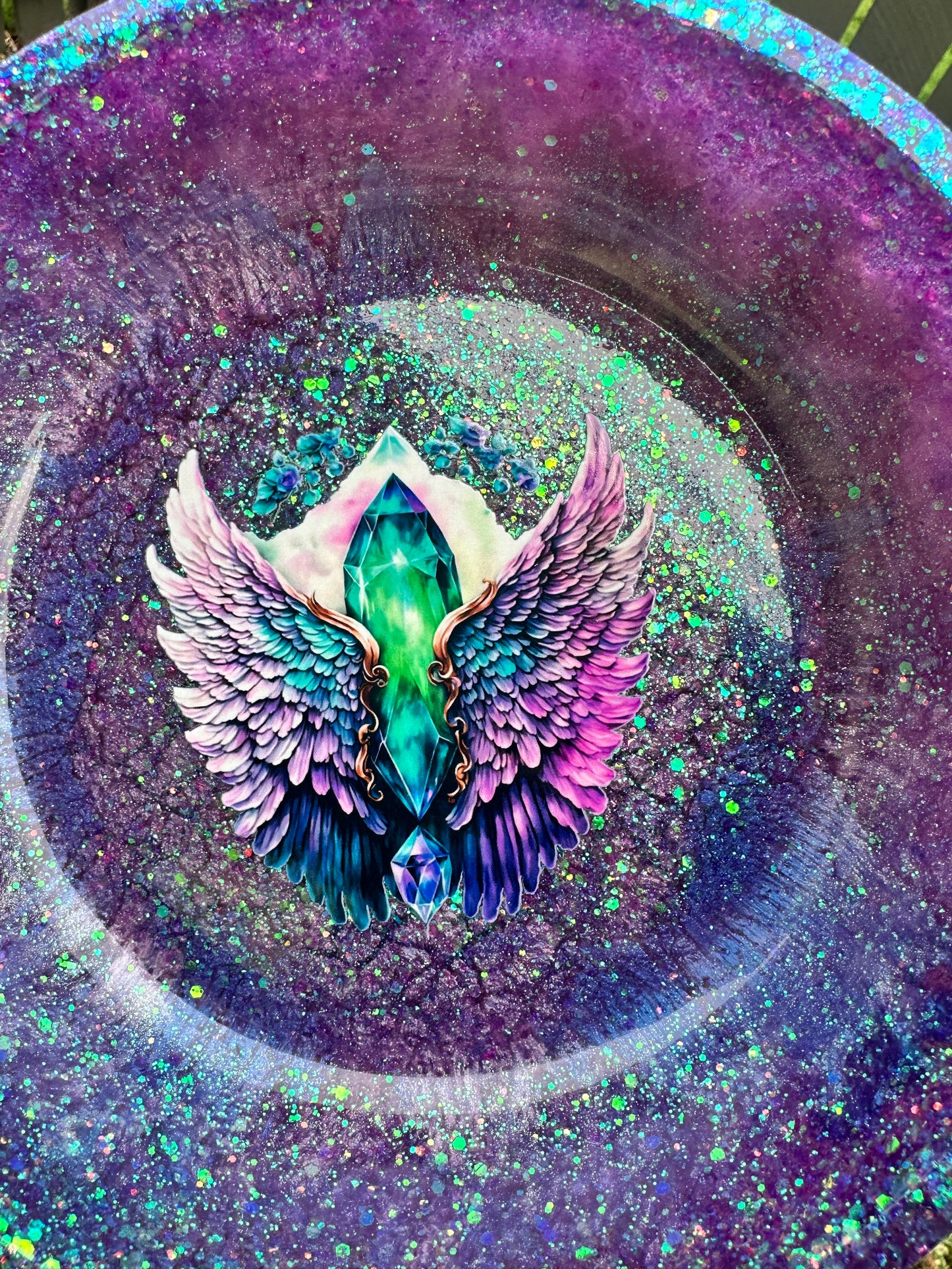 Celestial Guardian” Resin Bowl