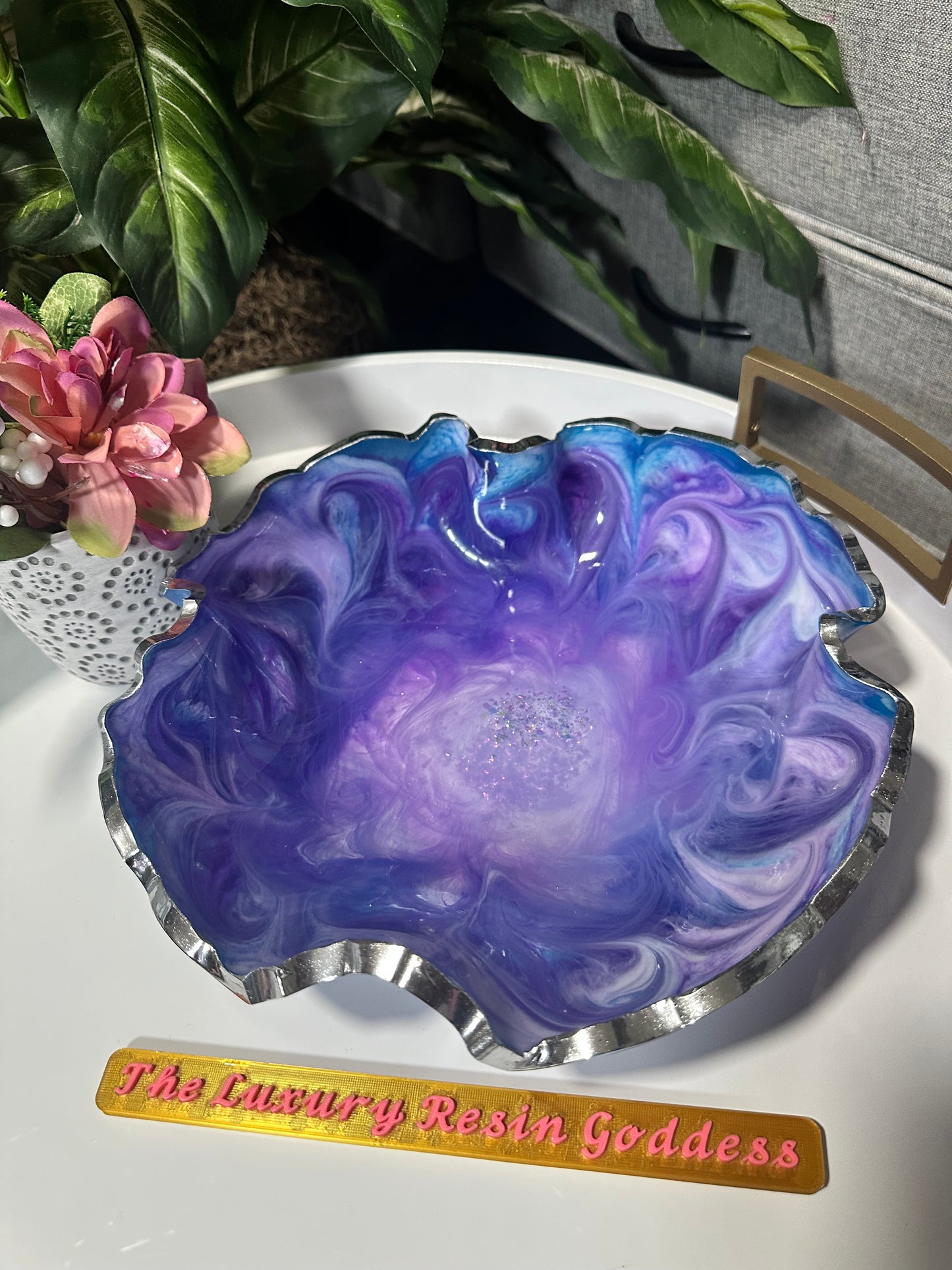 Violet Nebula Bowl