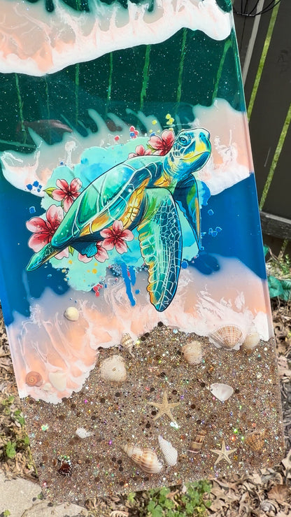 Sea Turtle Decor Charcuterie Board