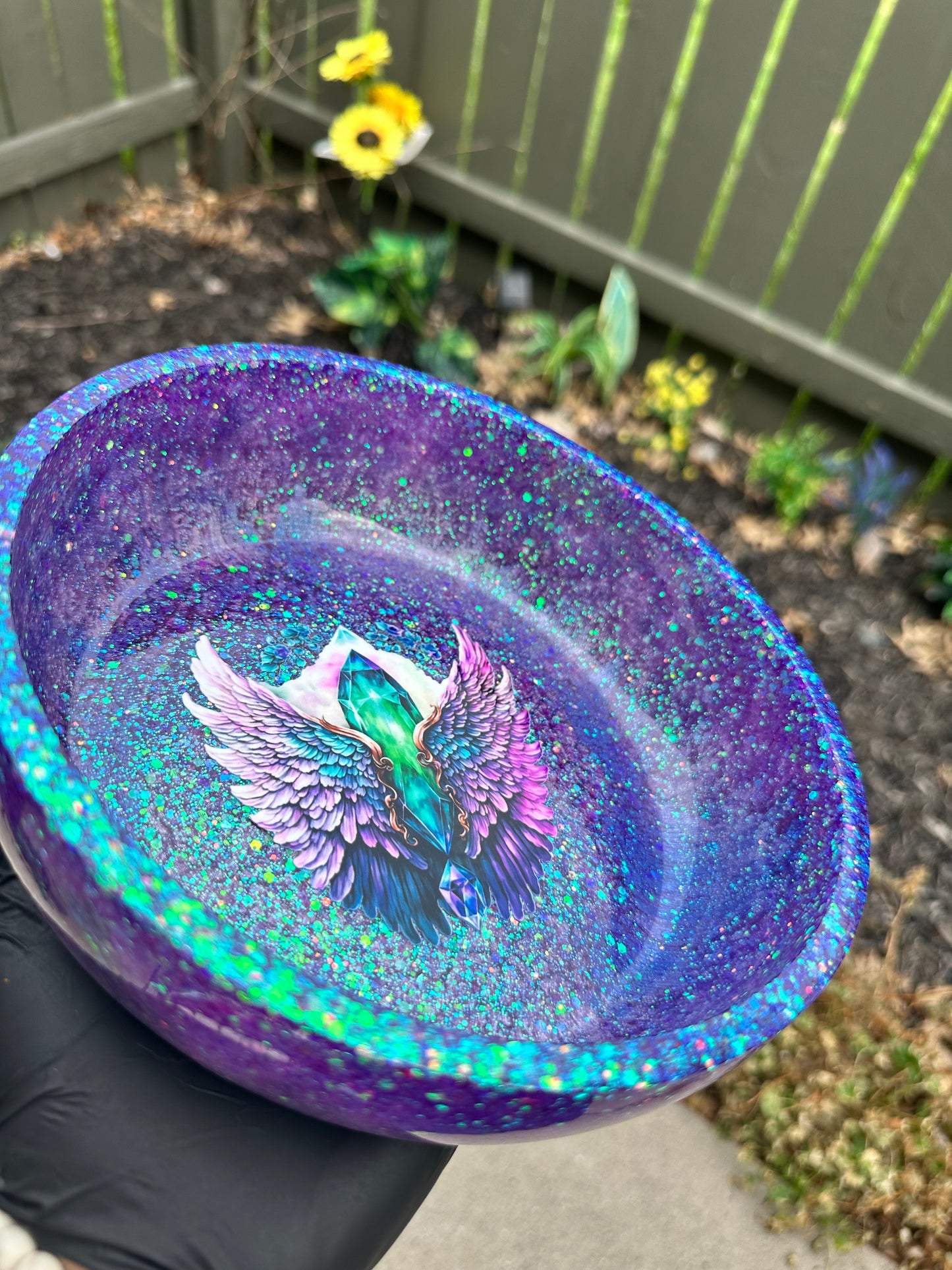 Celestial Guardian” Resin Bowl