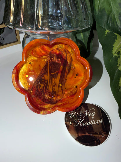 “Golden Flame Goddess Dish”