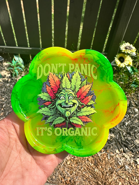 🌿 Don’t Panic Organic Trinket Dish 🌿