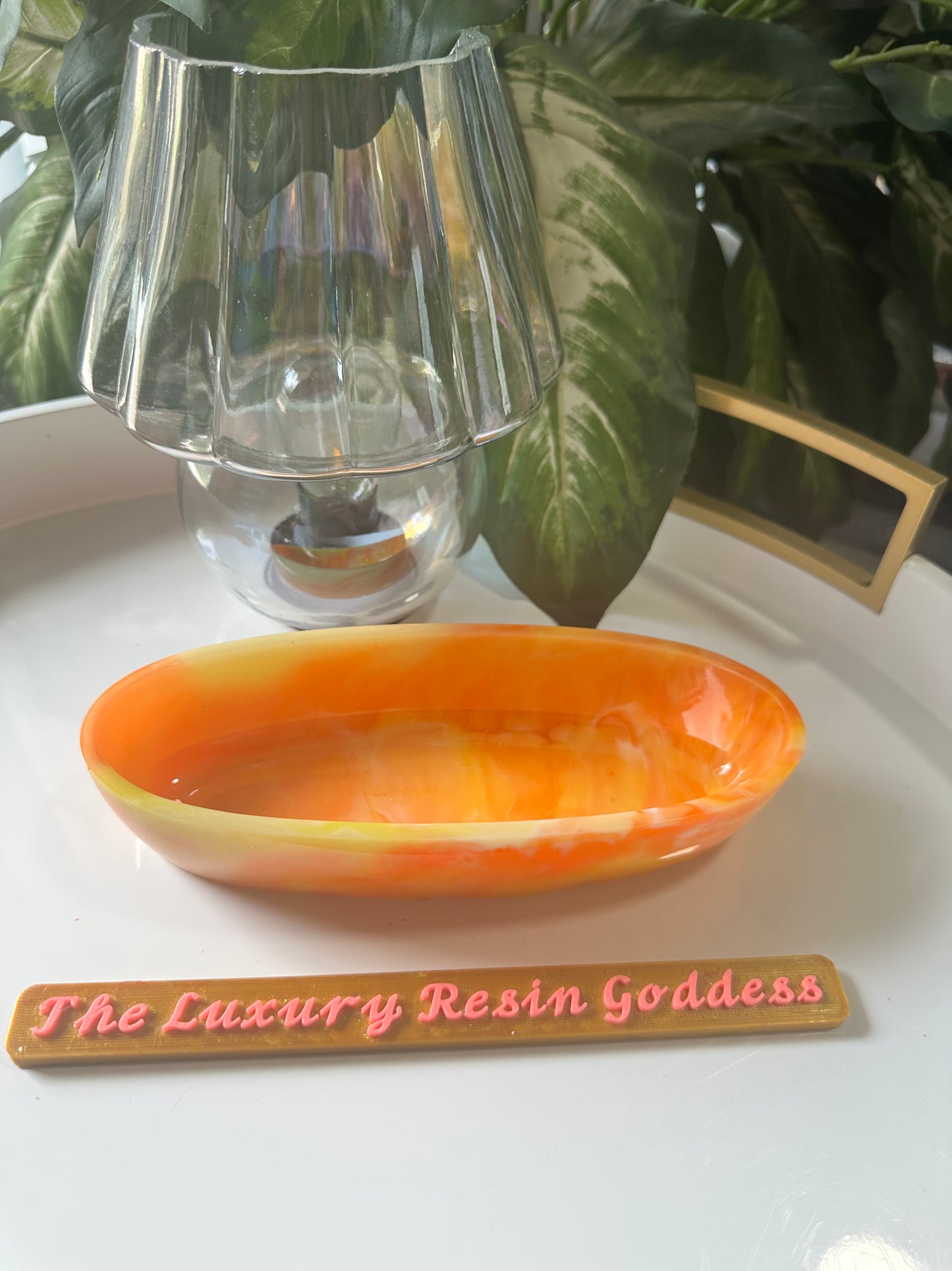 Sunset Glow Trinket Dish