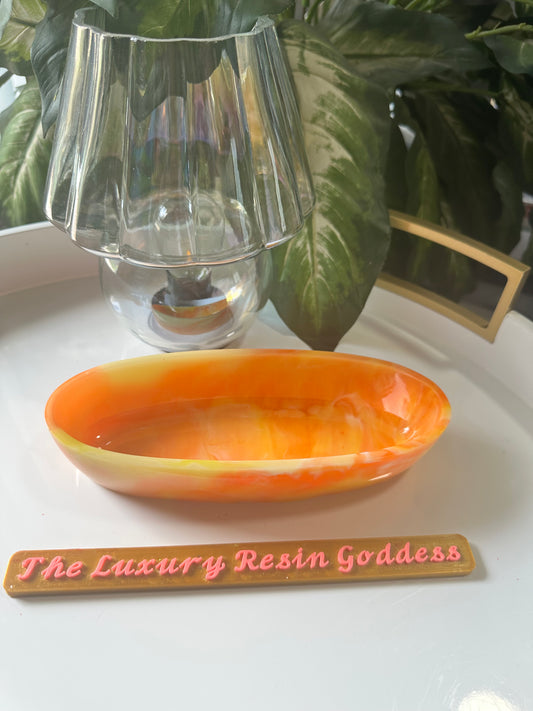 Sunset Glow Trinket Dish