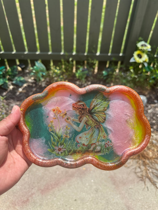 Enchanted Meadow Fairy Tray