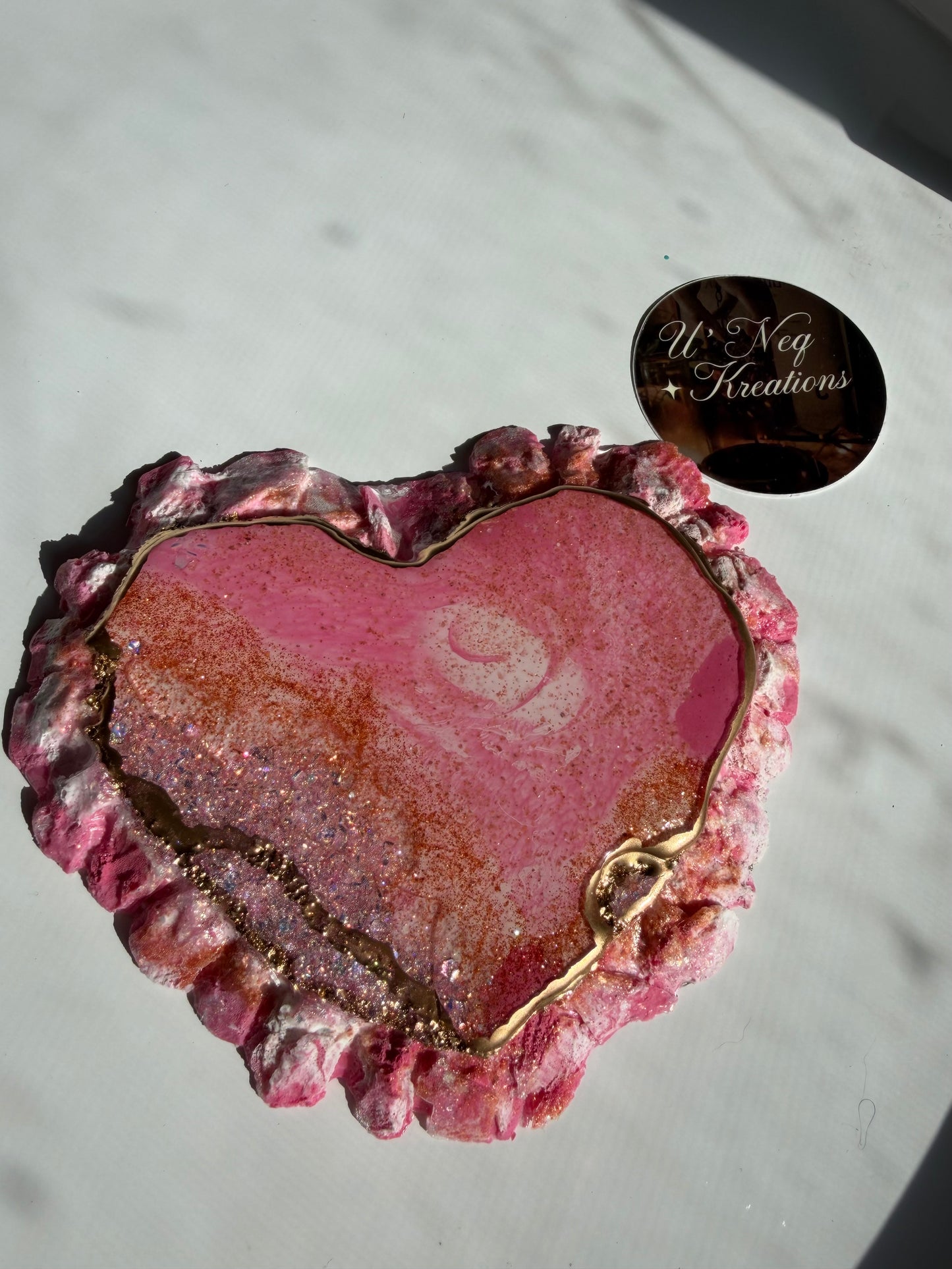 Mesmerized Druzy Heart
