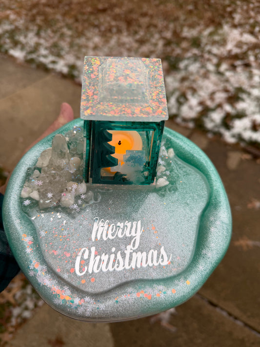 Winter Glow Lantern Plate