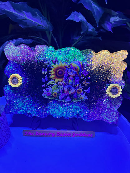 Groovy Glow Sunflower Tray