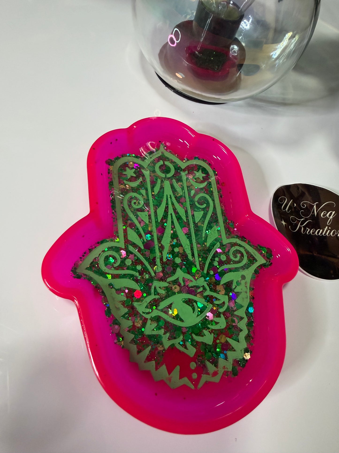Dragonfruit Hamsa Dish
