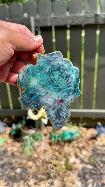 Holographic Blue Suncatcher