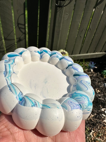 Bubbly Marble Jesmonite Coaster