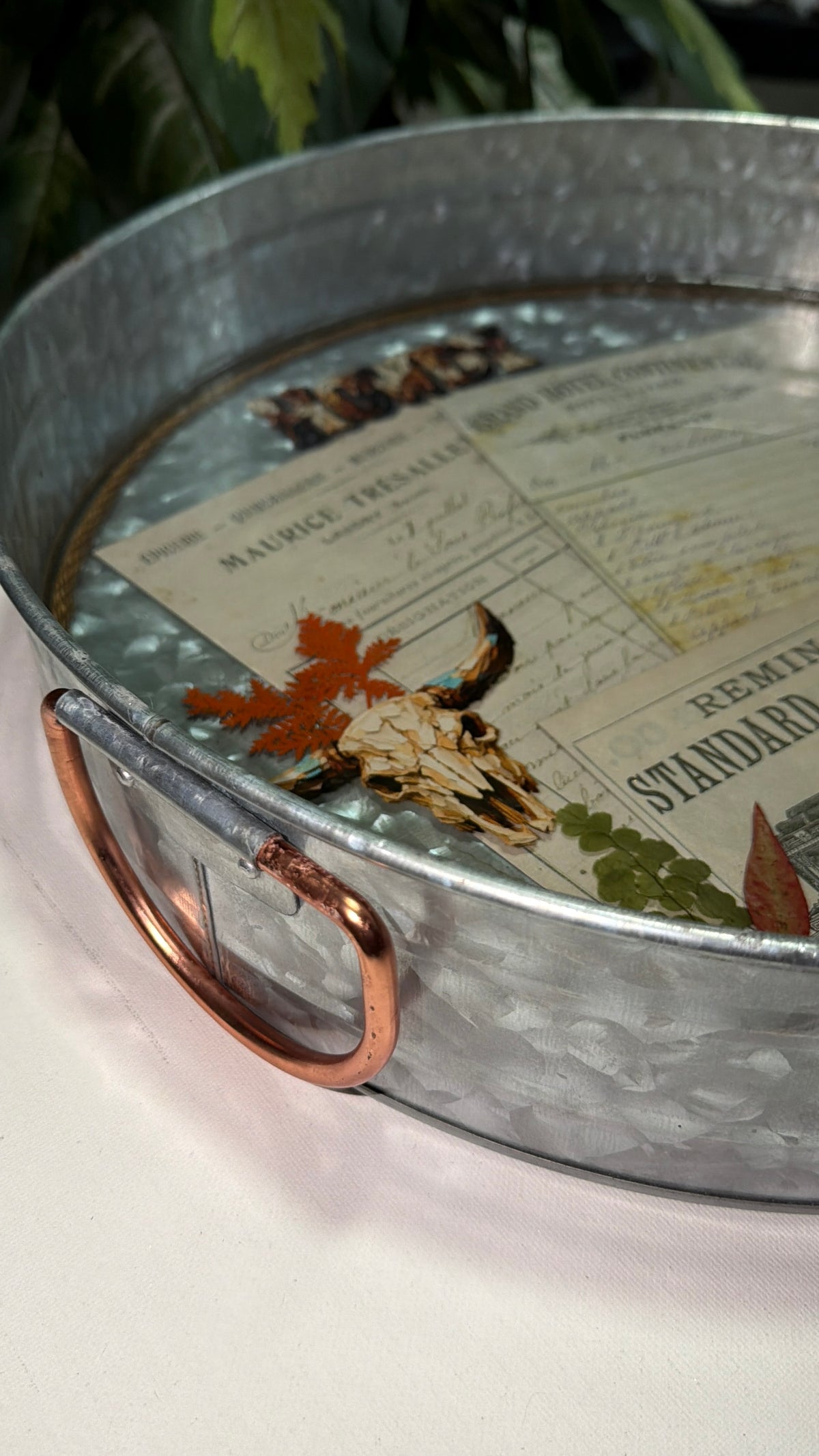 🤠 Western Vintage Epoxy Tray