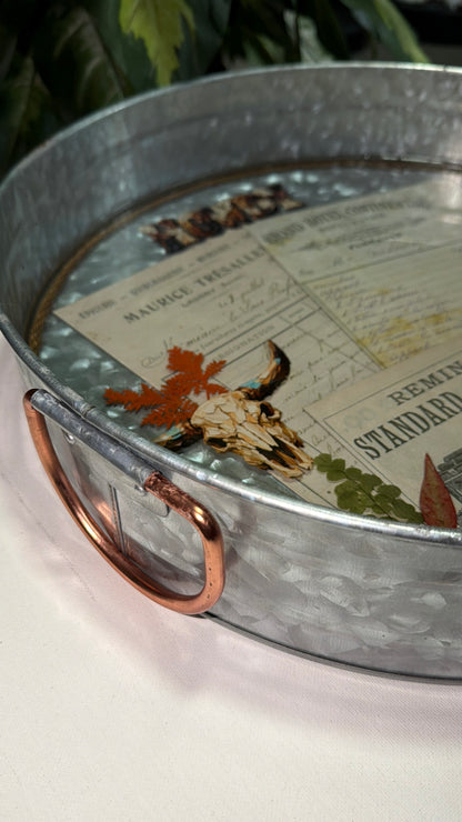 🤠 Western Vintage Epoxy Tray