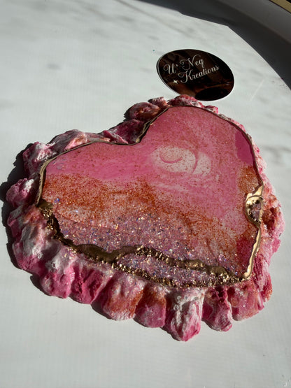 Mesmerized Druzy Heart