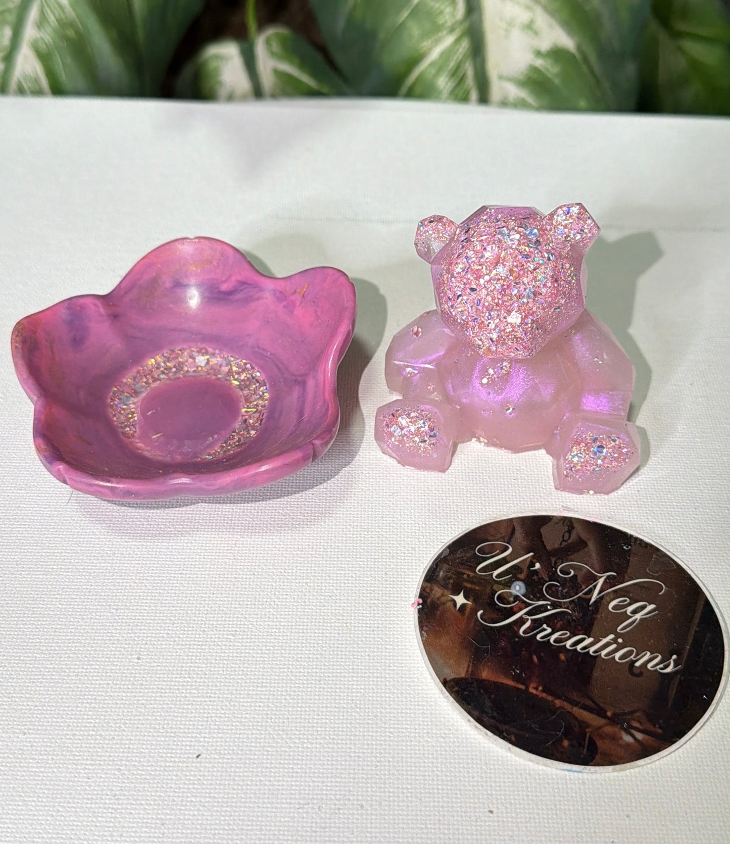 Shimmery Pink Bear Set