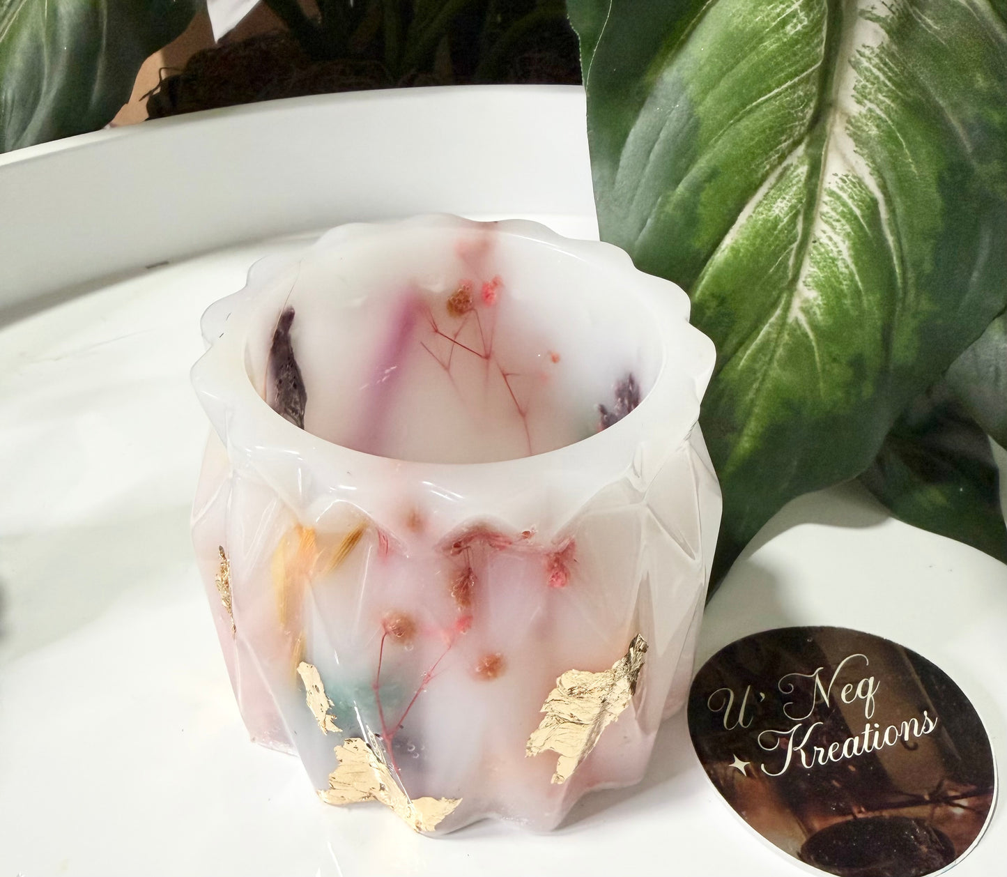 Milky Flower Vase