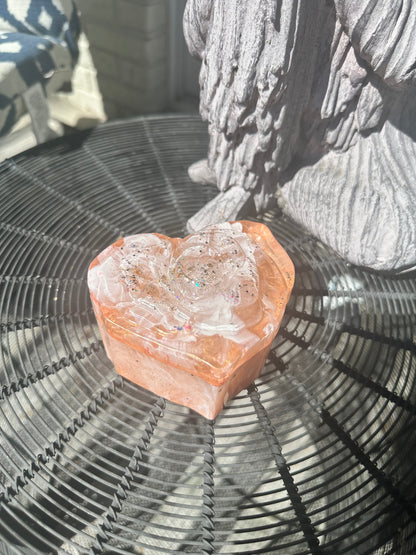 Peach Blossom Rose Jar