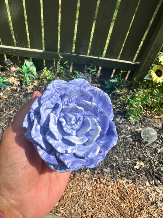 Lavender Twilight Rose Jar