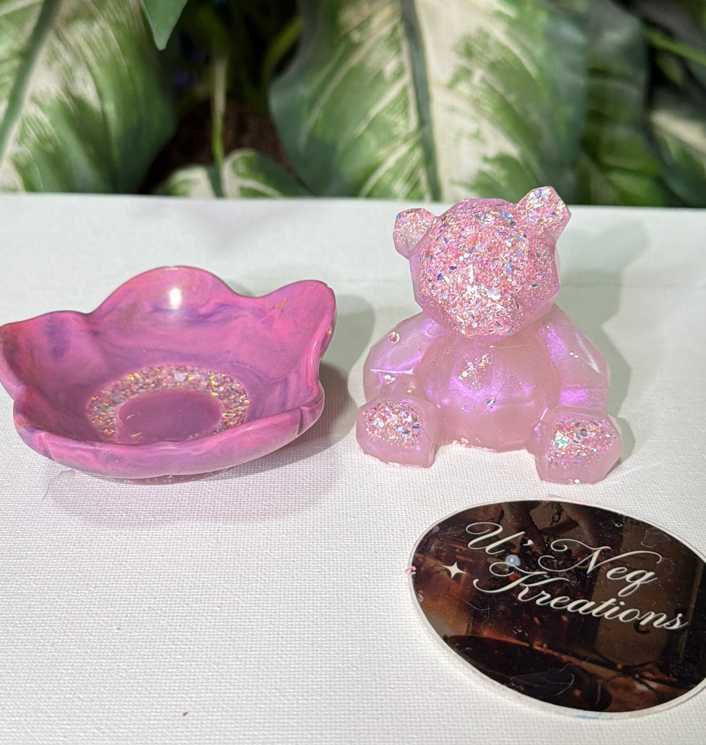 Shimmery Pink Bear Set