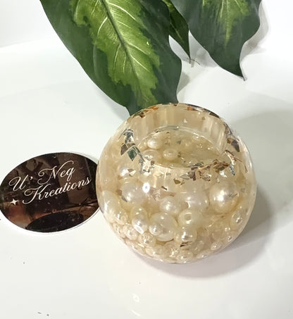 Pearl Tea Light Holder