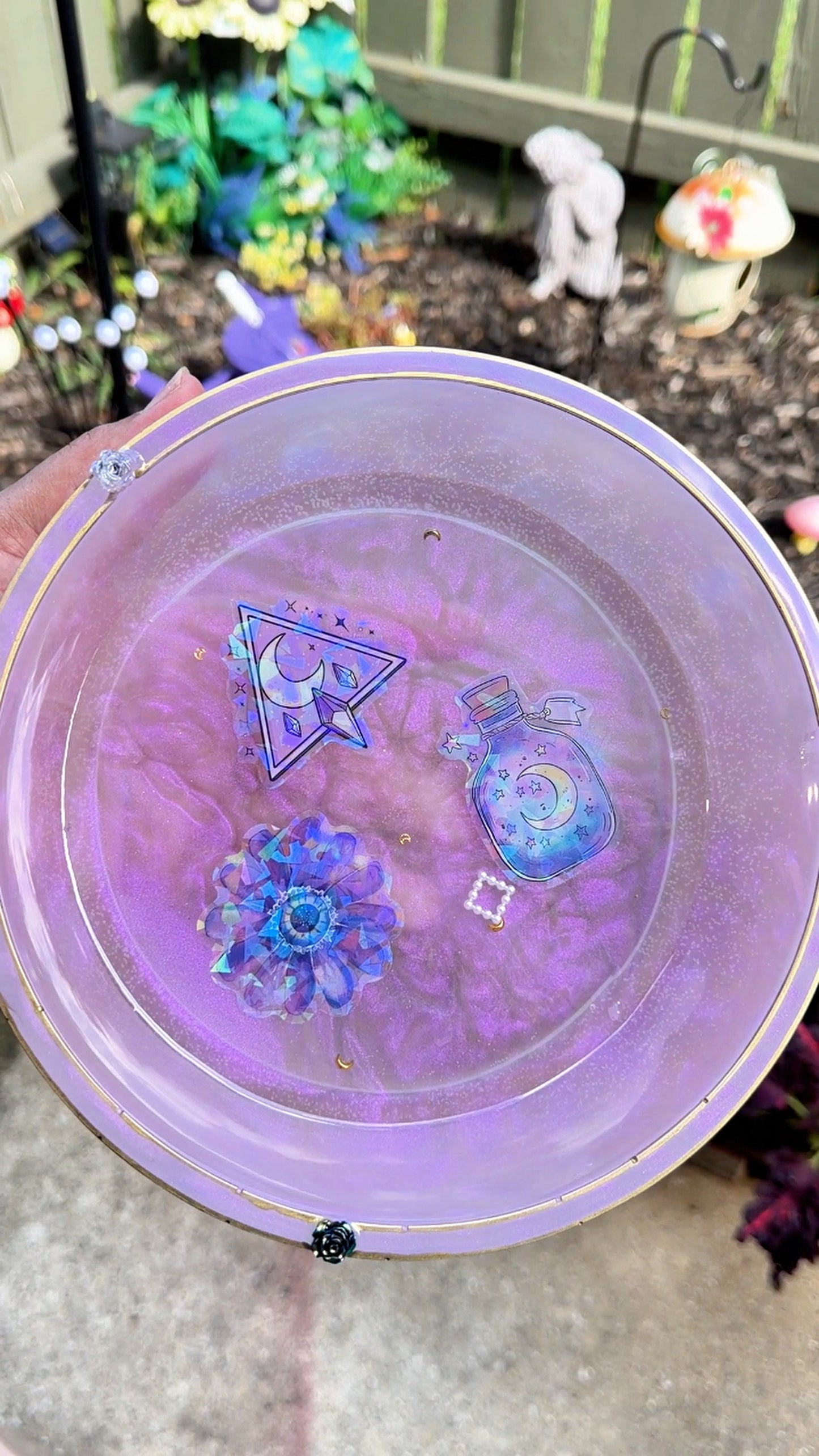 Shimmery Whimsical Bowl
