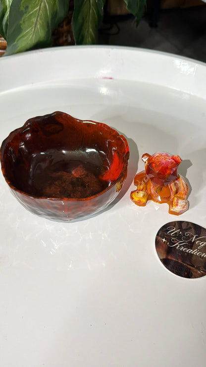 Moon Bowl (Glow N The Dark) & Mini 3D Bear