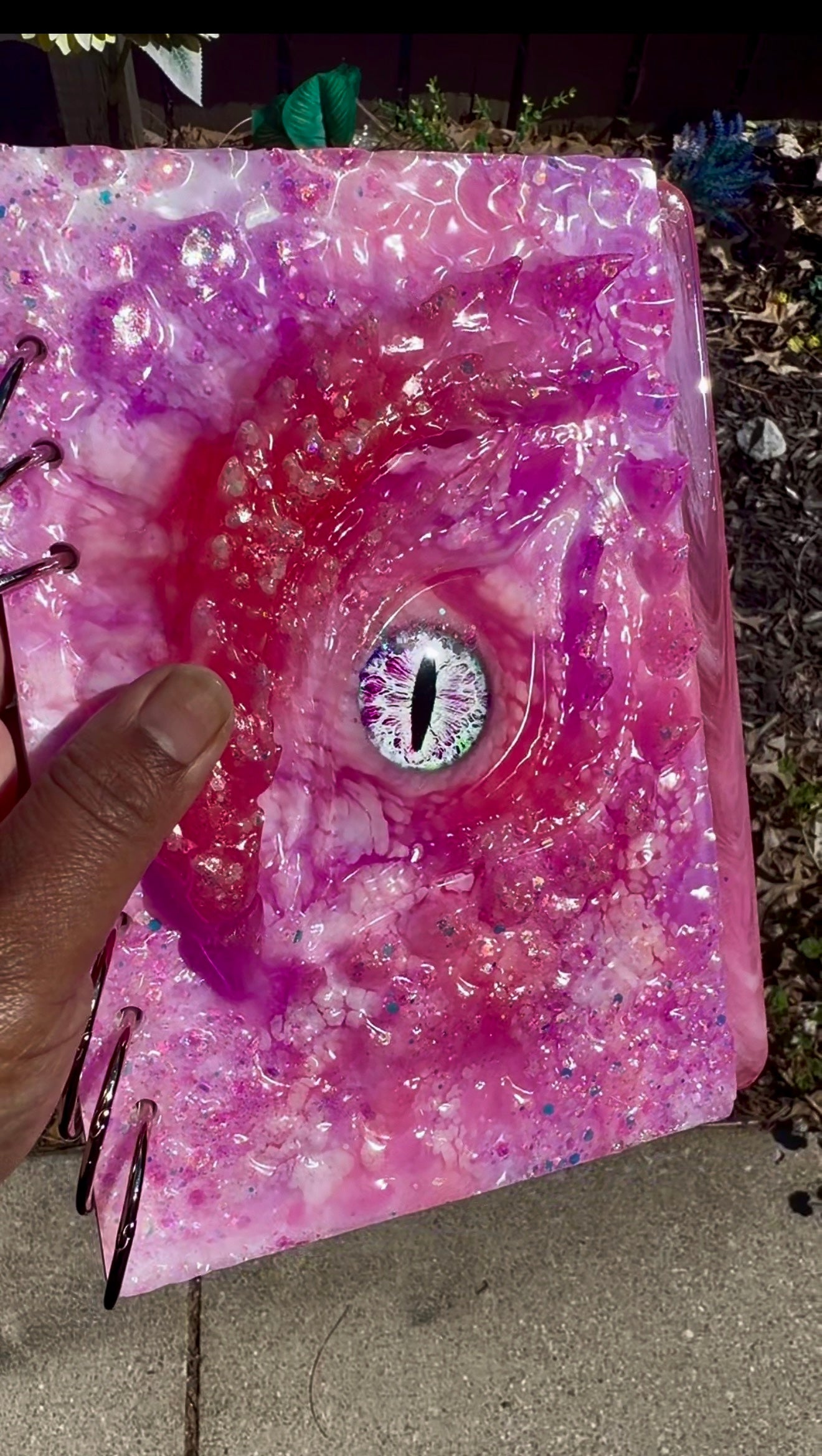Pink Glow Dragon Notebook