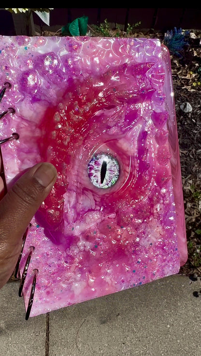 Pink Glow Dragon Notebook