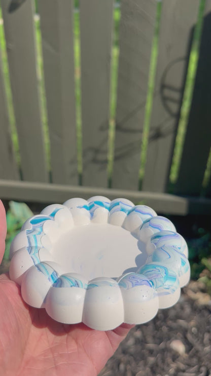 Bubbly Marble Jesmonite Coaster