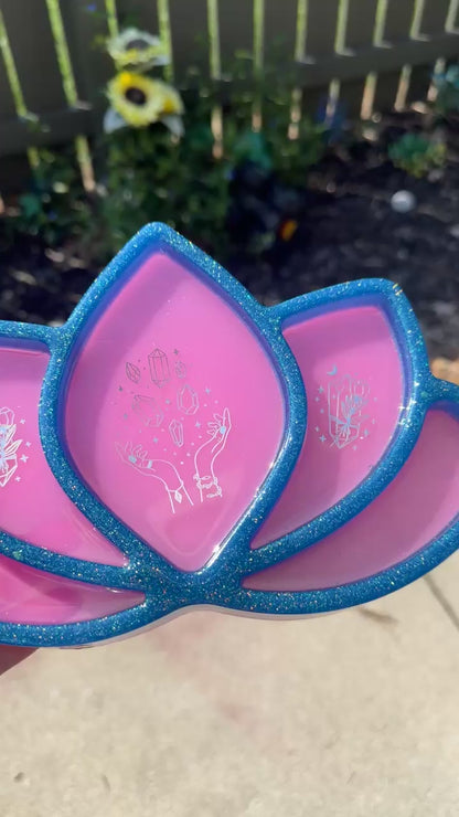 Mystic Aura Lotus Tray