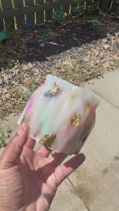 Milky Flower Vase